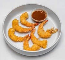 Battered Fried King Prawns